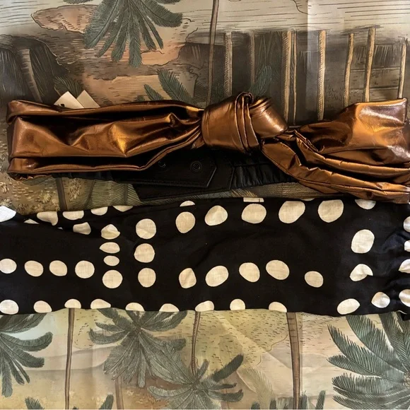 Johanna Ortiz Body Wrapping Belt In Copper  display picture 2